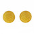 Vintage 1960 18k Yellow Gold Textured Domed Button Style Earrings 