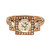 Antique Cushion Cut 1.26ct Diamond PSD Pink Gold Triple Halo Engagement Ring 