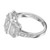 Peter Suchy Triple Halo Emerald Cut Diamond Suchy .99ct Platinum Engagement Ring