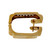 Vintage 1950 – 1960 Hinged Hoop 14k Yellow Gold .72ct Diamond Earrings 