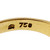 Vintage 1930 18k Elongated Moonstone Ring