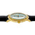 Omega Yellow Gold Custom Colored Ice Blue Dial Wristwatch
