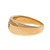Victorian 1890 Kohn 14k Pink Gold Old European Cut Diamond Band Ring 