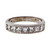 Estate EWA Platinum 1.40ct Channel Set Diamond Wedding Band Ring 