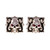 Stephen Webster Ruby Sapphire White Gold Skull Cufflinks