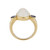 Peter Suchy 5.25 Carat Moonstone Yellow Gold Three-Stone Ring