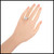 Peter Suchy .95ct Oval Half Moon Triple Halo Platinum Diamond Engagement Ring 