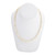 Estate 8mm Chinese Cultured Pearl 18 Inch Light Cream Color Necklace 14k 