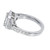 Peter Suchy GIA Certified 1.11 Carat Diamond Halo Platinum Engagement Ring