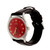 1960 Omega Automatic Classic Steel Strap Watch Custom Colored Bright Red Dial 