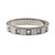 Peter Suchy Ladies Solid 18k White Gold Diamond Band .16ct 3.5mm Wedding Band