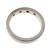 Peter Suchy Ladies Solid 18k White Gold Diamond Band .16ct 3.5mm Wedding Band
