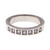 Peter Suchy Ladies Solid Flat Platinum 4mm 7 diamond Wedding Band 