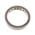 Peter Suchy Ladies Solid Flat Platinum 4mm 7 diamond Wedding Band 