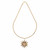 Victorian 14k Pink Gold Star Pendant Natural Half Pearls & Rose Cut Diamonds 