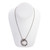Vintage 1940-1950 Platinum Black Enamel Marquise Diamond Bow Pendant 