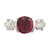 1920's 3.95ct Purplish Pink GIA Spinel Diamond Engagement Ring 