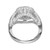 Peter Suchy Diamond Old European Platinum Engagement Ring
