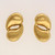 Vintage Tiffany & Co Double Tear Drop 18k Yellow Gold Earrings 