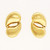 Vintage Tiffany & Co Double Tear Drop 18k Yellow Gold Earrings 