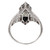 Black Starr & Frost 1.03 Carat Diamond Onyx Platinum Cocktail Ring