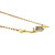 Victorian Reverse Carved Quartz Horse Necklace 14k Yellow Gold