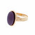 Victorian 1890 Carnelian Hardstone Ring 14k Pink Gold
