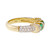 Estate Emerald Pavé Diamond Ring 18k Yellow Gold 