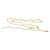 Estate Pearl By The Yard Necklace Bracelet 14k Yellow Gold Chinese Freshwater 
