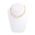 Estate Pearl By The Yard Necklace Bracelet 14k Yellow Gold Chinese Freshwater 