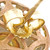 Antique Victorian Rose Cut Diamond Earrings Silver Top 14k Yellow Gold 
