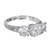 Peter Suchy 3 Stone Old European Cut Diamond Platinum Ring 