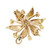 Victorian Antique Natural Pearl Pin Pendant 14k Yellow Gold Old European Diamond