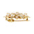 Victorian Antique Natural Pearl Pin Pendant 14k Yellow Gold Old European Diamond