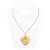 Victorian Archeological Pin Pendant 14k Rose & Green Gold 