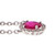 Halo Diamond By The Yard Ruby Diamond Pendant 18k White Gold 