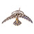 Swallow Pavé Sapphire Clip Pin In 18k White Gold