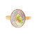 Vintage High Grade Opal 18k Pink Gold Ring 