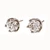 Peter Suchy Transitional Cut Platinum Diamond Earrings