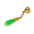 Estate 1940 Natural Jadeite Jade Pearl Pendant 14k Yellow Gold 