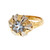 Vintage 1940 Aqua Ring 18k Pink & White Gold 