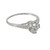  GIA Certified 1.28ct Diamond Filigree Victorian Solitaire Platinum Engagement Ring