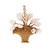 Natural Certified Freshwater Pearl Basket Pendant 14k Yellow Gold
