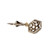 Vintage Rose Cut Diamond Dangle Earrings 18k White Gold 
