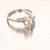 Natural Certified Peach Light Yellow Sapphire Engagement Ring 18k Gold Diamond