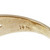 1960 Large Freeform Smoky Quartz 14k Yellow Gold Ring 