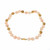 1960 Natural GIA Certified Gold Bead Shell Necklace 14k 18k Diamond Clasp 