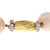 1960 Natural GIA Certified Gold Bead Shell Necklace 14k 18k Diamond Clasp 