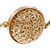 1960 Natural GIA Certified Gold Bead Shell Necklace 14k 18k Diamond Clasp 