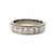 Estate Platinum Diamond Band Ring Chanel Set